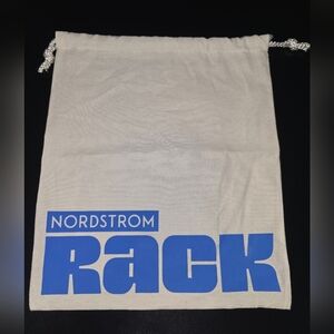 NORDSTROM RACK Cream Colored Drawstring Bag for Bags, Shoe or Essentials New